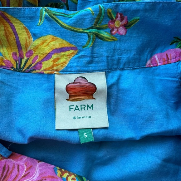 Farm Rio Blue Toucans Garden Skirt - Picture 7 of 7